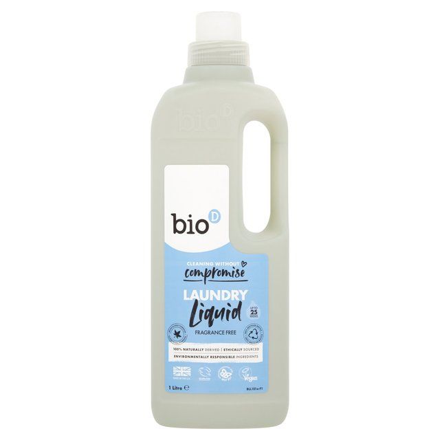 Bio-D Fragrance Free Laundry Liquid   1L - McGrocer