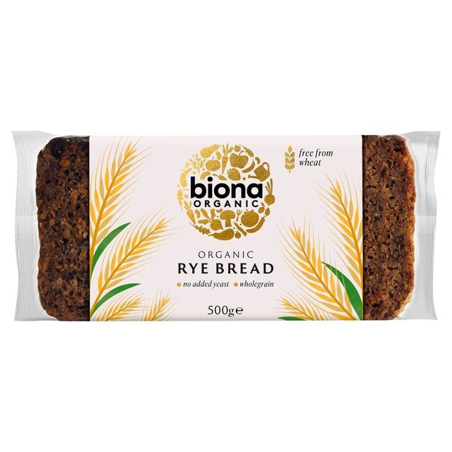 Biona Organic Rye Bread Sliced   500g - McGrocer
