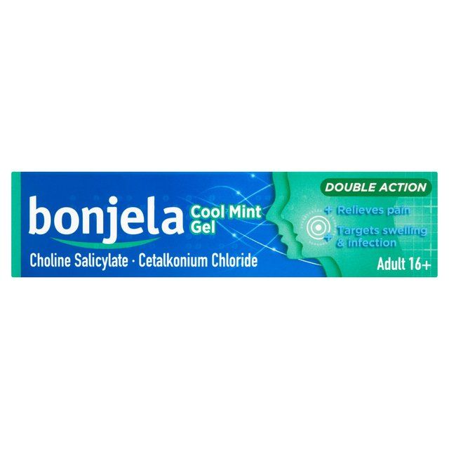 Bonjela Adult Mouth Ulcer Pain Relief Cool Mint Gel   15g - McGrocer