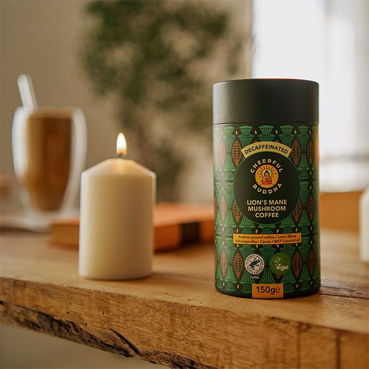 Cheerful Buddha Lion's Mane Mushroom Green Tea 15 Tea Bags