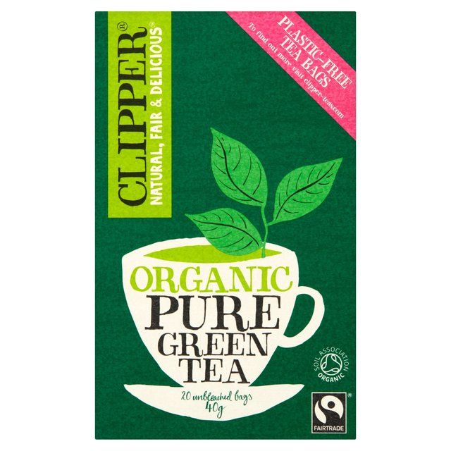 Clipper Organic Fairtrade Green Tea Bags   20 per pack