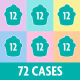 Dr. Oetker Pastel Cupcake Cases   72 per pack