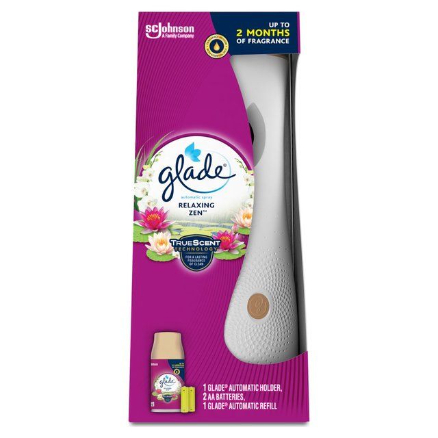 Glade Automatic Spray Holder &amp;amp; Refill Relaxing Zen Air Freshener   269ml