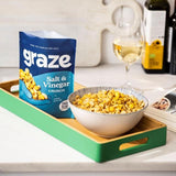 Graze Vegan Salt &amp;amp; Vinegar Mixed Sharing Snacks   100g