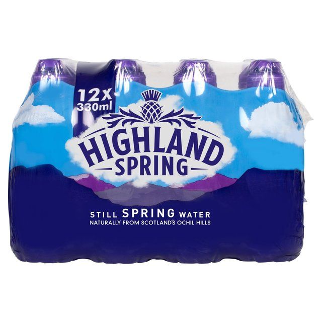 Highland Spring Sportscap Still Water Kids   12 x 330ml