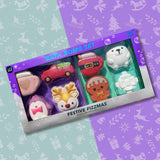 Holler &amp;amp; Glow Festive Fizzmas Bath Bombs, 2 x 4 Piece Set
