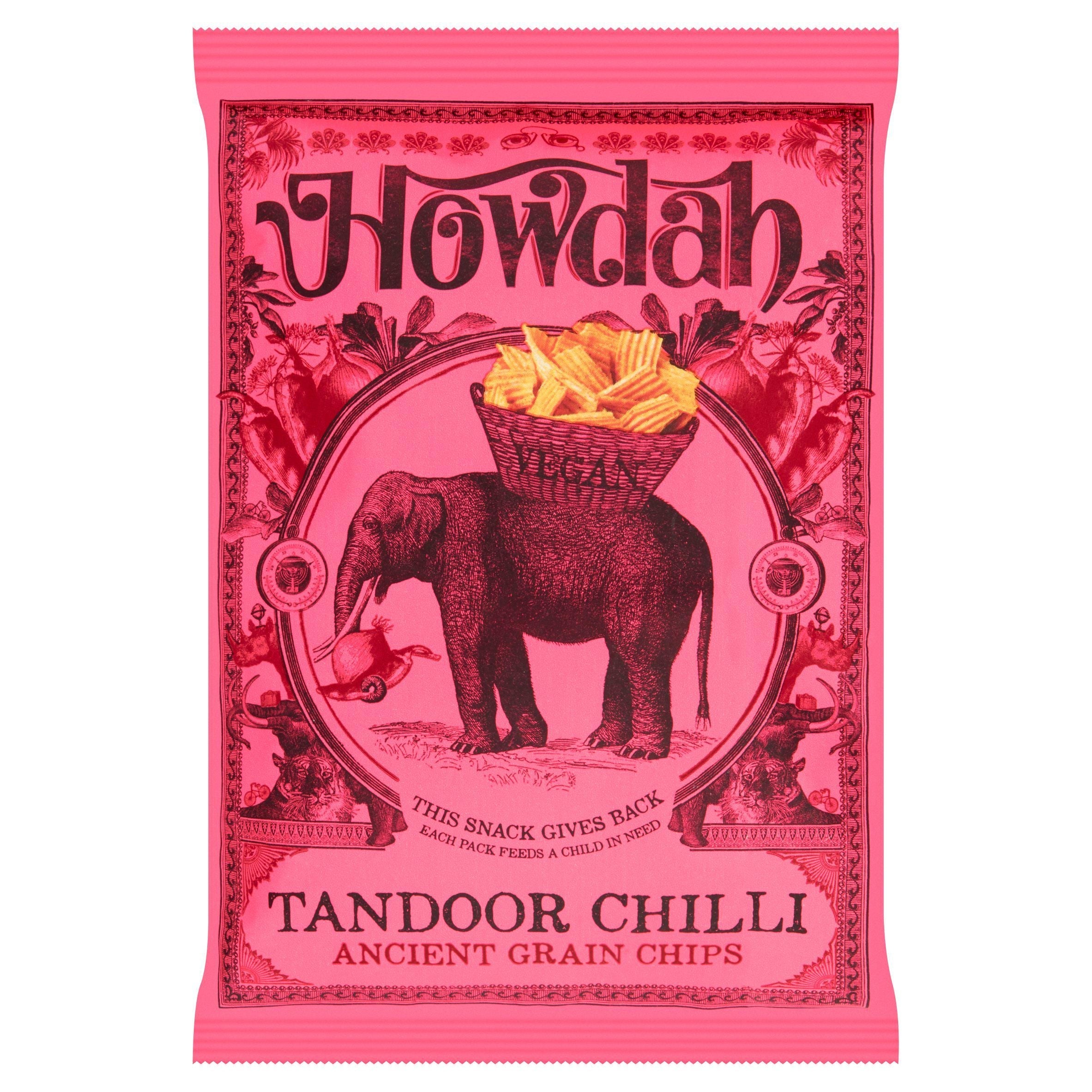 Howdah Tandoor Chilli Ancient Grain Chips 130g