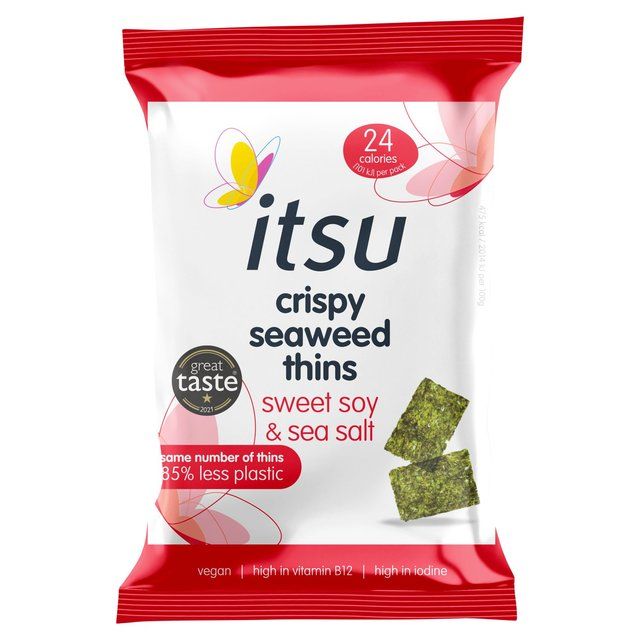Itsu Seaweed Thins Sweet Soy &amp;amp; Sea Salt   5g