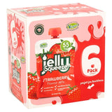 Jelly Squeeze Strawberry Jelly Pouch Multipack   6 x 95g