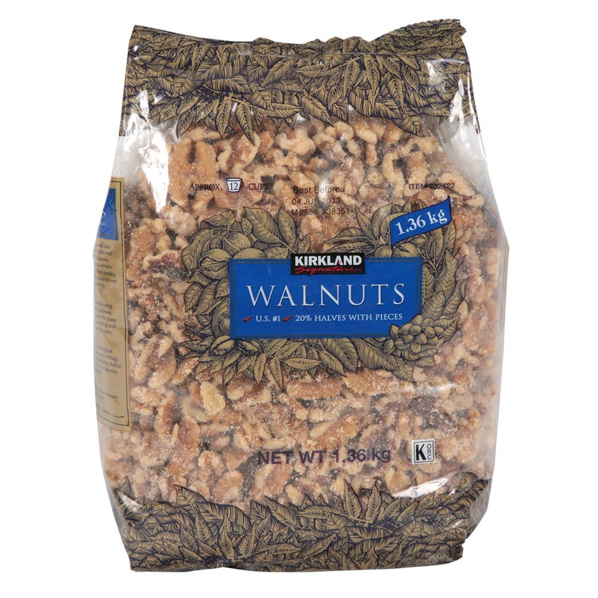 Kirkland Signature Walnut Halves &amp;amp; Pieces, 1.36kg