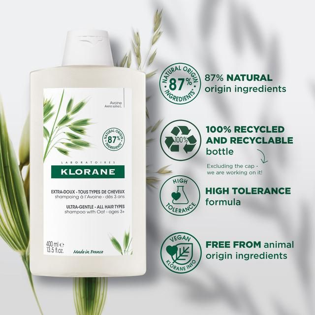 Klorane Softening Shampoo with Oat Milk for the Whole Family   400ml