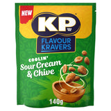 KP Flavour Kravers Coolin' Sour Cream &amp;amp; Chive Flavour Peanuts 140g