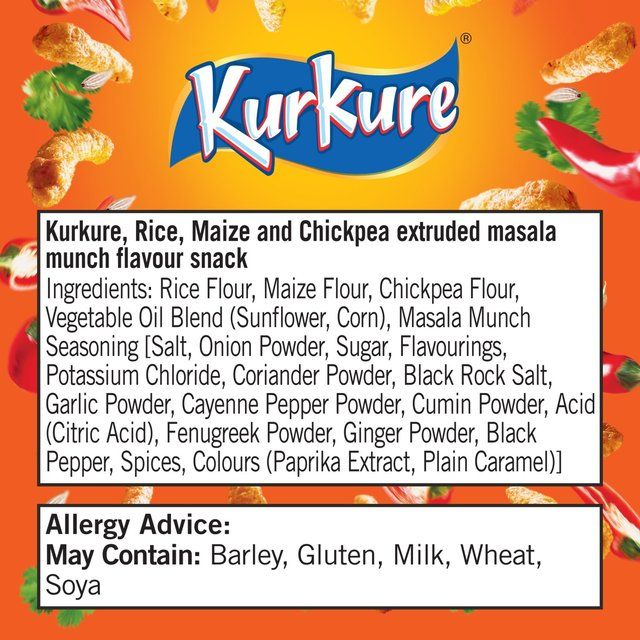 Kurkure Masala Munch Sharing Snacks Crisps   100g