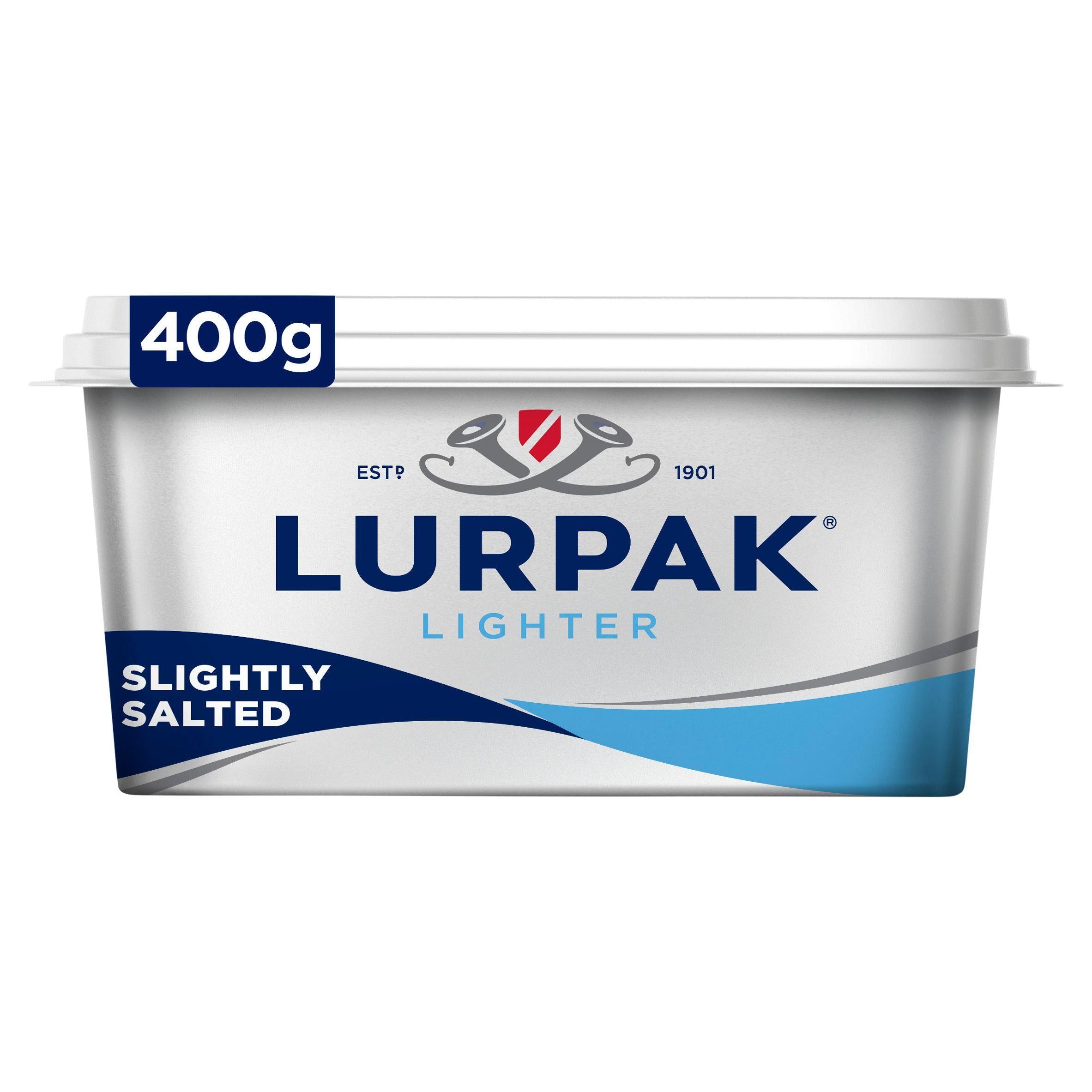Lurpak Lighter Spreadable Blend of Slightly Salted Butter &amp;amp; Rapeseed Oil 400g