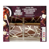 M&amp;amp;S Made Without Millionaire's Shortbread   4 per pack