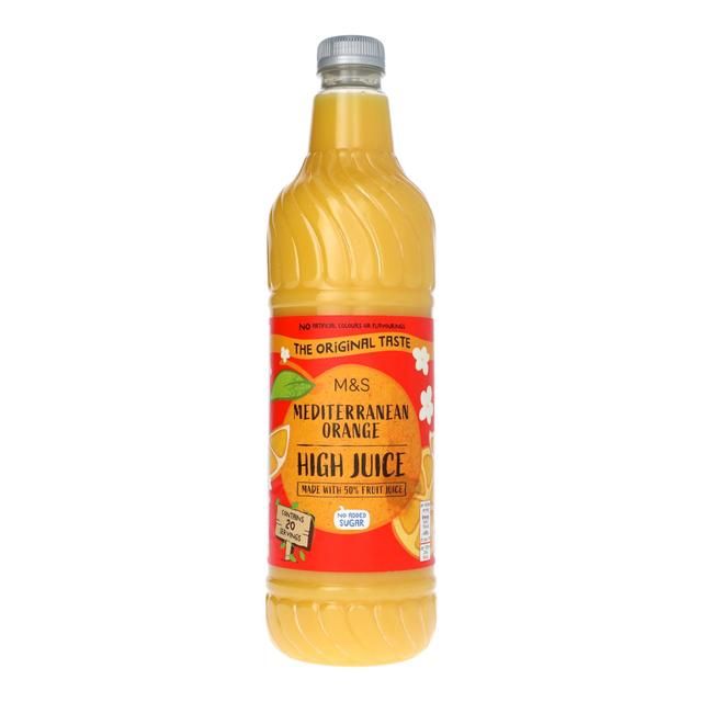 M&amp;amp;S Mediterranean Orange High Juice   1L