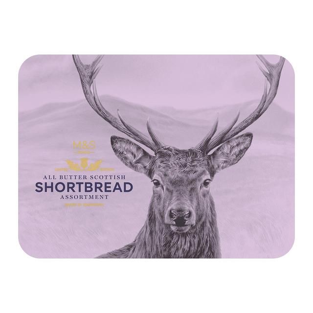 M&amp;amp;S Scottish All Butter Shortbread Assortment Tin   650g