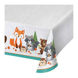 Creative Party Wild One Plastic Woodland Tablecloth