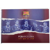 FC Barcelona Official 20 Page Football Crest Art Sketch Pad