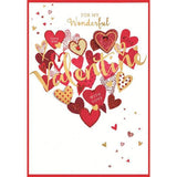 Simon Elvin For My Wonderful Valentine Card (Pack of 6)