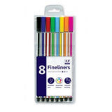 A Star Fineliner Pens (Pack Of 8) (1 x 20 x 8cm)