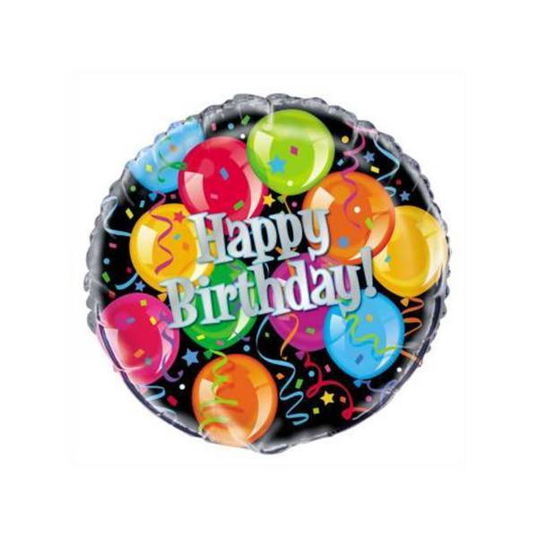 Unique Party Round Birthday Foil Balloon