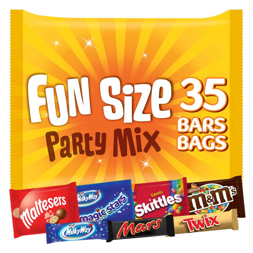 Mars ,Maltesers, M&amp;amp;M's, Twix &amp;amp; More Fun Size Milk Chocolate Party Bags Multipack