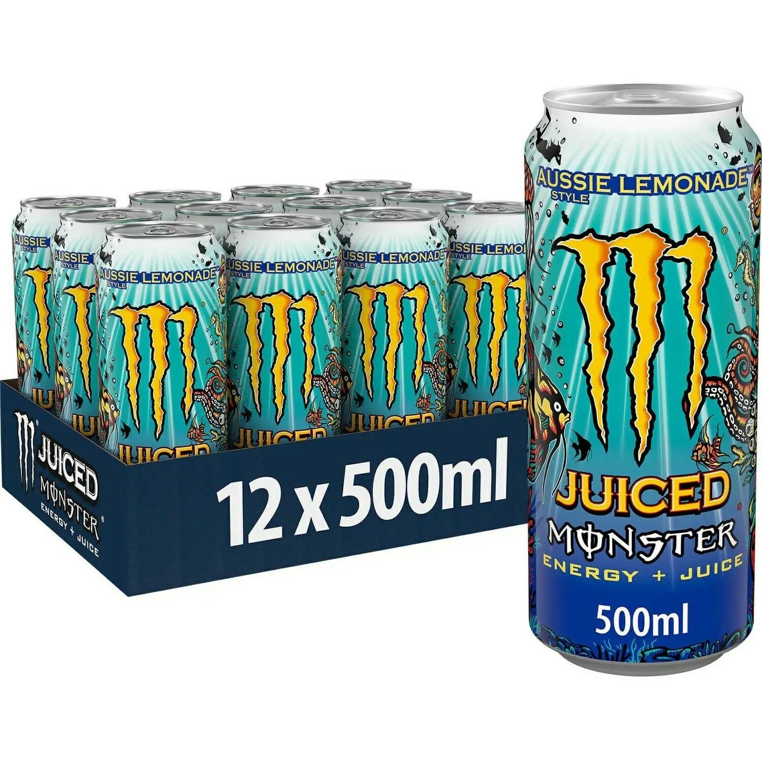 Monster Energy Aussie Style Lemonade 12 x 500ml