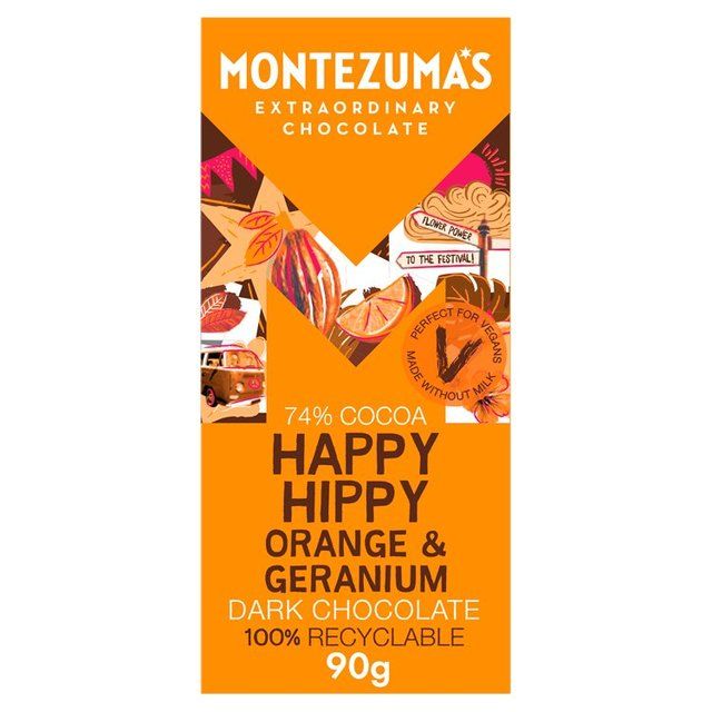 Montezuma's Happy Hippy Orange &amp;amp; Geranium    90g