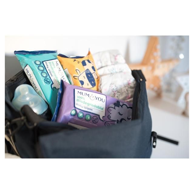 Mum &amp;amp; You 100% Biodegradable Baby Wipes   56 per pack