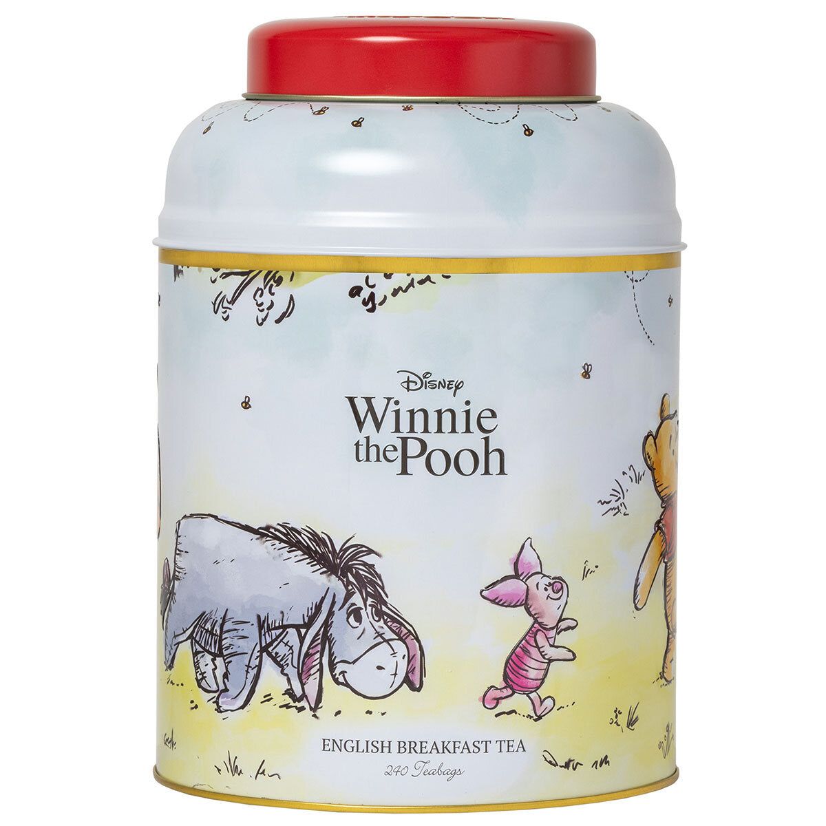 New English Teas Winnie The Pooh English Breakfast Tea Caddy, 240 Pack