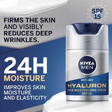 NIVEA MEN Hyaluron Anti-Age Face Moistursing Cream SPF15    50ml