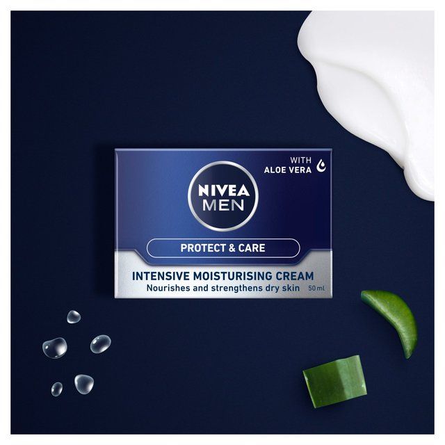 NIVEA MEN Protect &amp;amp; Care Intensive Face Moisturiser   50ml
