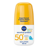 NIVEA SUN Kids Sensitive Protect SPF 50+ Sun Lotion Roll On   50ml