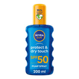 Nivea Sun Protect &amp;amp; Dry Touch Sun Cream Spray SPF50 200ml