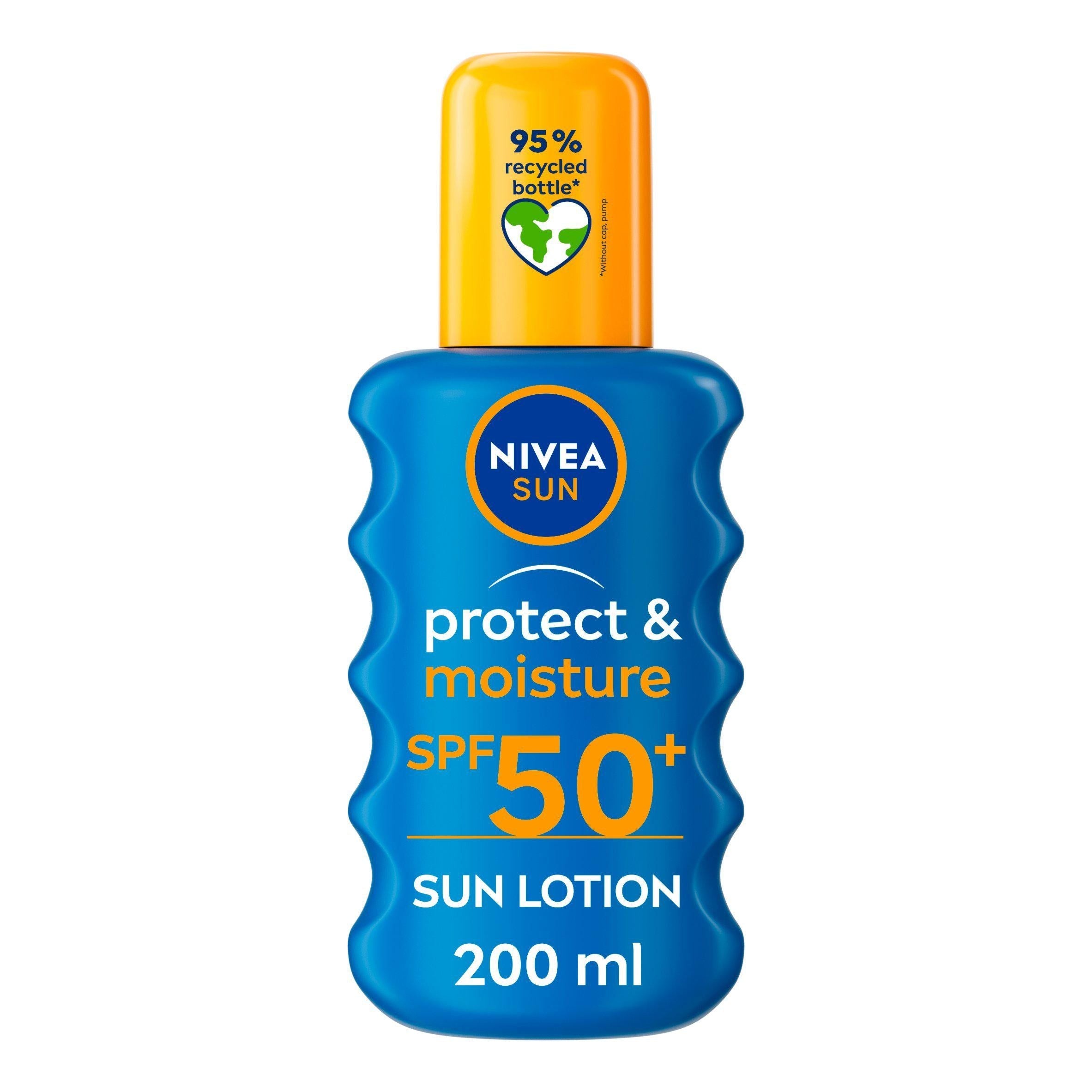 Nivea Sun Protect &amp;amp; Moisture Sun Cream Spray SPF50+ 200ml