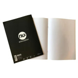 Nu Education A4 Sketchbook Black - Plain Pages