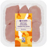 Ocado British Chicken Thigh Fillets Boneless   Typically: 450g