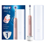 Oral B Pro 3 - 3500 - Pink Electric Toothbrush Designed By Braun