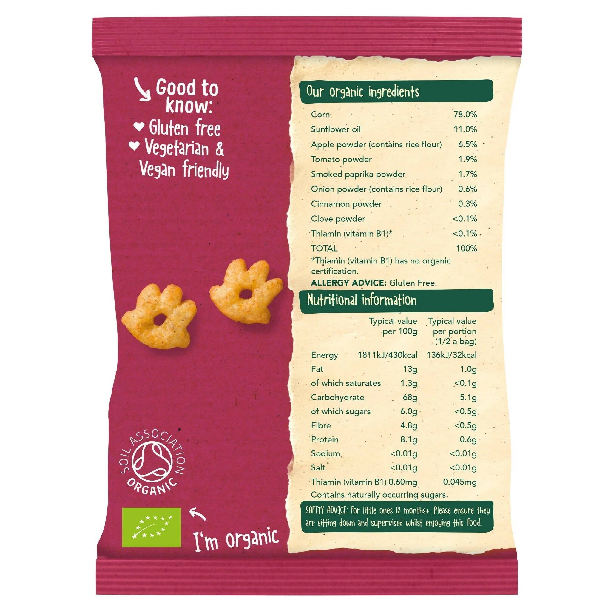 Organix Barbeque Gruffalo Claws Snack Multipack