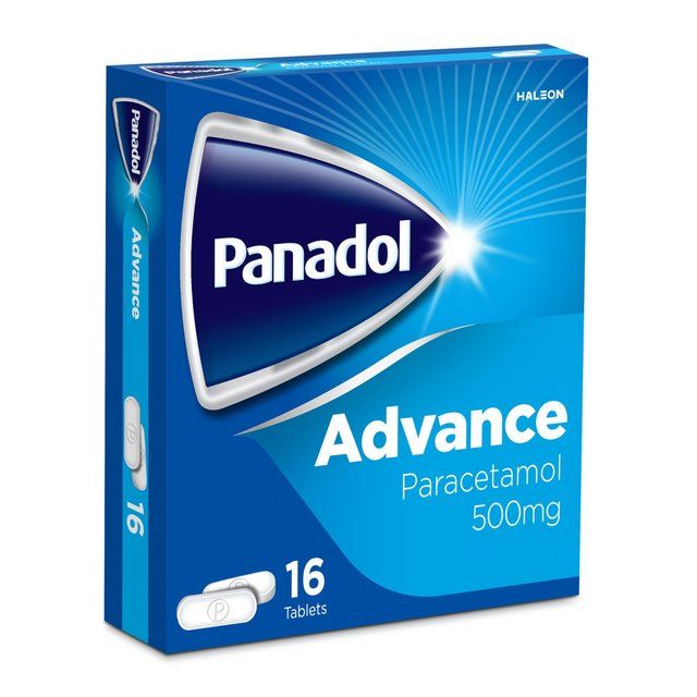 Panadol Advance Paracetamol Pain Killers 500mg Tablets    16 per pack