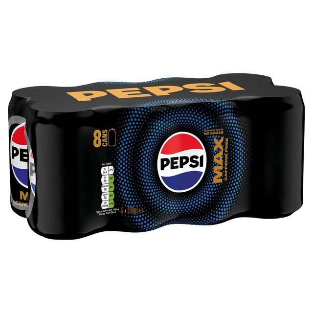 Pepsi Max Caffeine Free   8 x 330ml