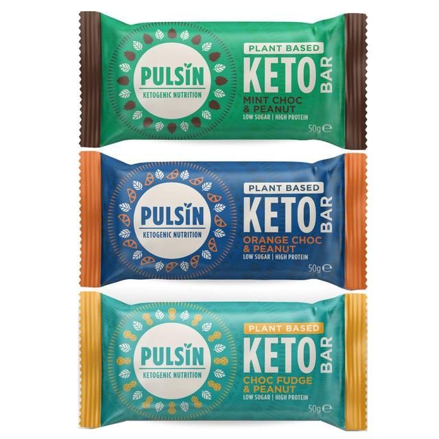 Pulsin Choc Fudge &amp;amp; Peanut Vegan Keto Bar    50g