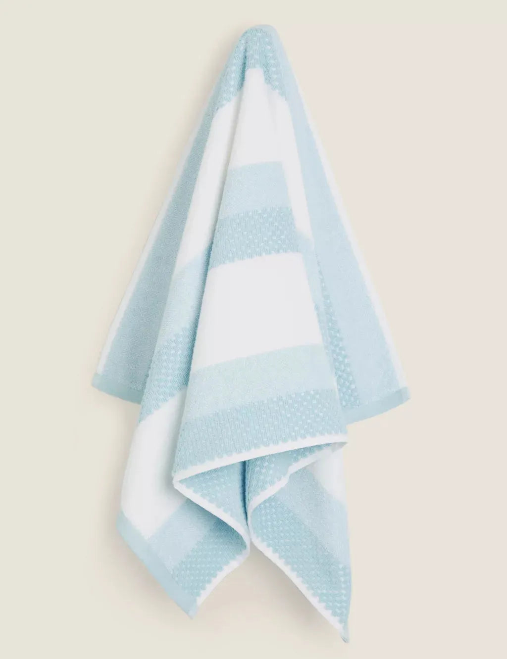 Pure Cotton Striped Textured Towel