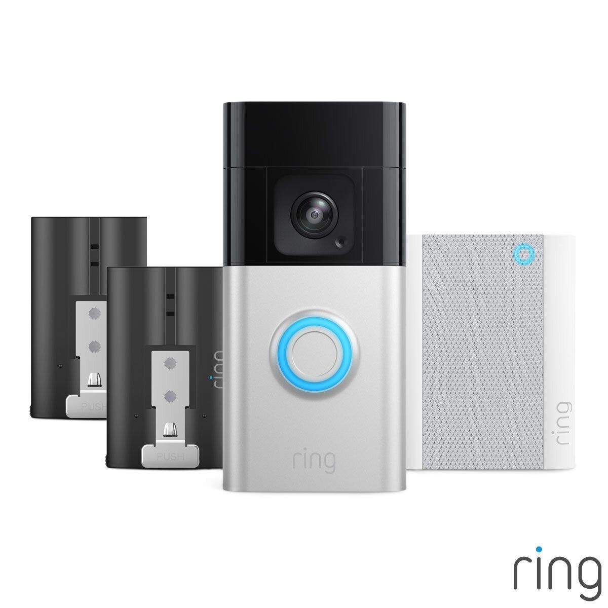 Ring Battery Video Doorbell Pro with Chime (2nd Gen) &amp;amp; An Additional Quick Release Battery Pack