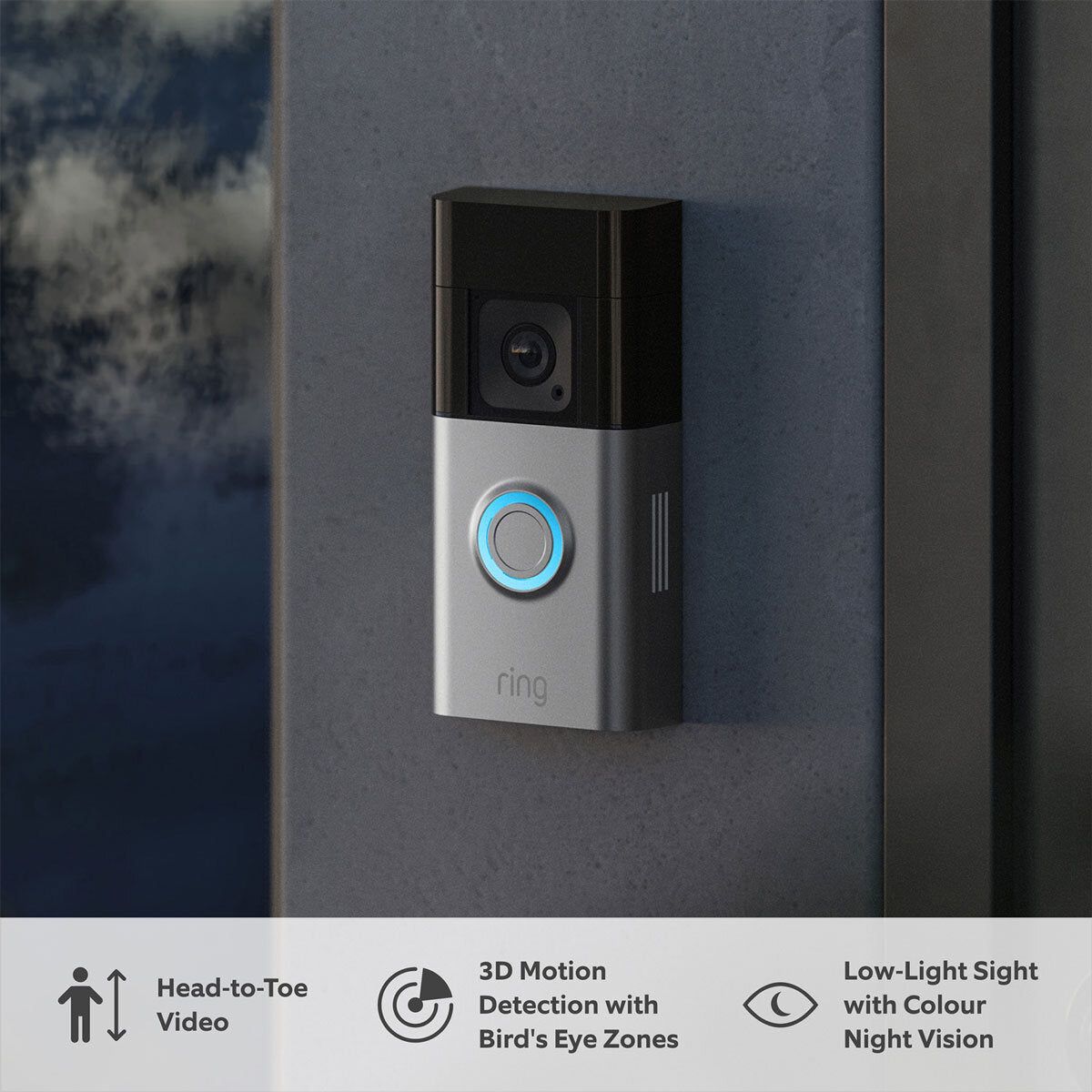 Ring Battery Video Doorbell Pro with Chime (2nd Gen) &amp;amp; An Additional Quick Release Battery Pack
