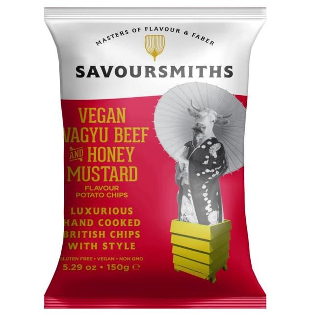 Savoursmiths Wagyu Beef &amp;amp; Honey Mustard Luxury English Potato Crisps   150g