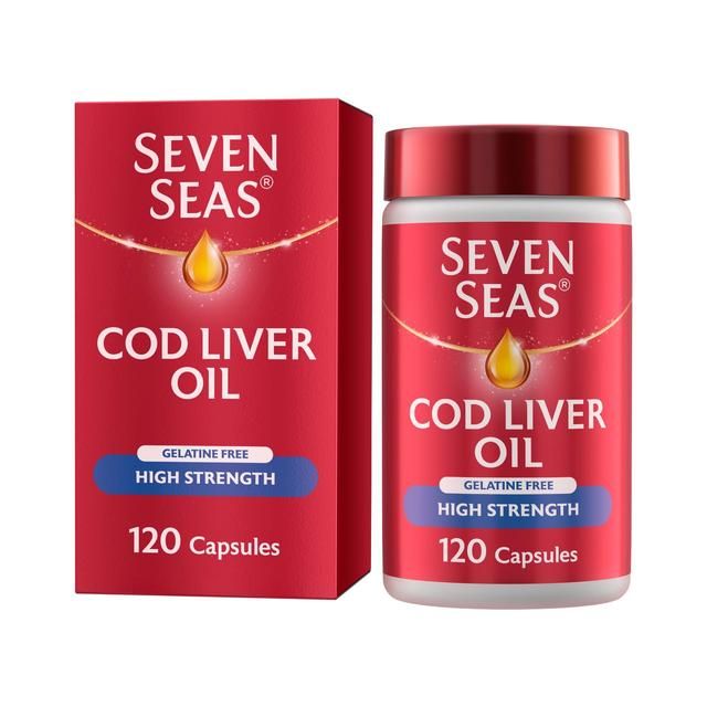 Seven Seas High Strength Cod Liver Oil   120 per pack