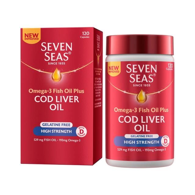 Seven Seas High Strength Cod Liver Oil   120 per pack
