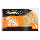 Sharwood's Naans Mini Garlic &amp;amp; Coriander   4 per pack